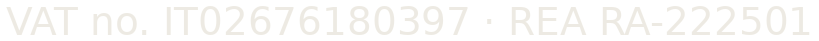 FRAOS S.r.l. VAT and company registration number